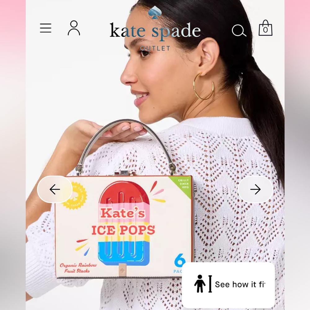 Kate Spade Limited Edition Novelty Ice Pops Handbag with free bag charm - Picture 17 of 17
